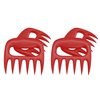 1947Kitchen Professional Meat Chicken Pulling And Shredding Claws, Red, 2PK TI-2MSGC-RED-2PK